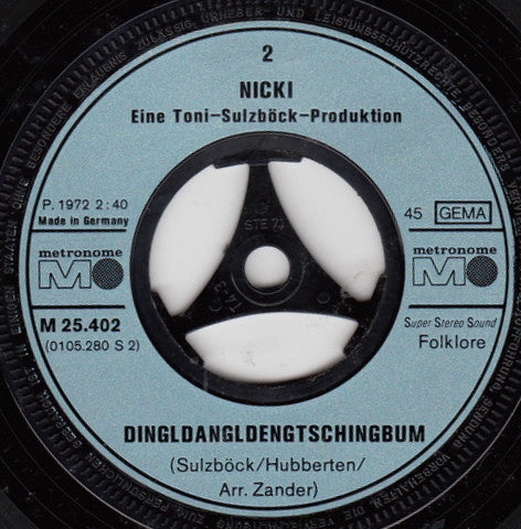 Nicki (8) : Wenn Du Mir Was Schenken Willst (7", Single)