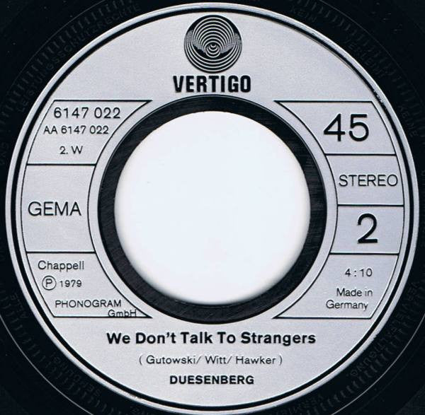 Duesenberg : Get It On (7", Single)