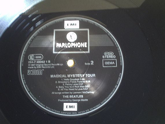 The Beatles : Magical Mystery Tour (LP, Album, Comp, RE, RM, DMM)