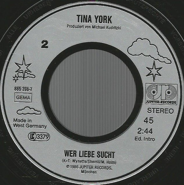 Tina York : Es Ging Mir Noch Nie So Gut (7", Single)