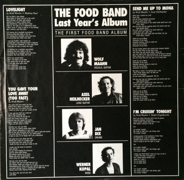 The Food Band* : Last Year's Album (LP, Album)