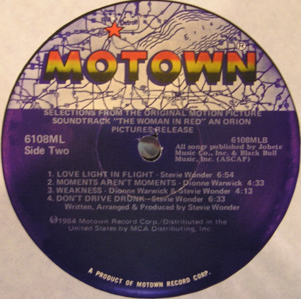 Stevie Wonder : The Woman In Red (Selections From The Original Motion Picture Soundtrack) (LP, Album)