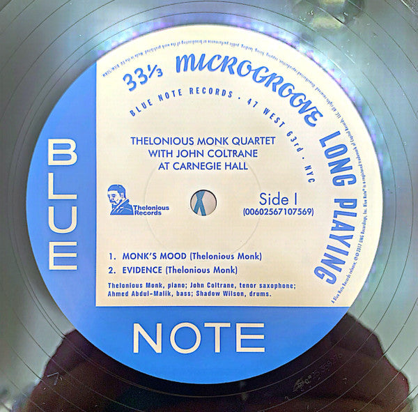 Thelonious Monk Quartet* With John Coltrane : At Carnegie Hall (2xLP, Album, Mono, RP)