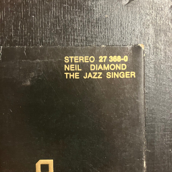 Neil Diamond : The Jazz Singer (Original Songs From The Motion Picture) (LP, Album, Club)