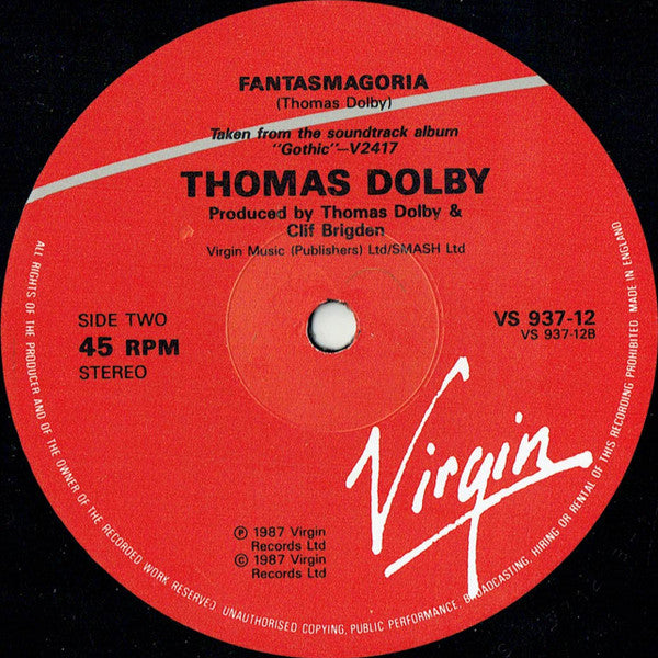 Screamin' Lord Byron / Thomas Dolby : The Devil Is An Englishman (12")