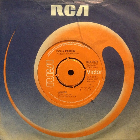 Dolly Parton : Jolene (7", Single, Ora)