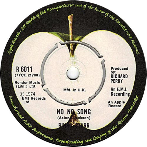 Ringo Starr : Oh My My (7", Single)