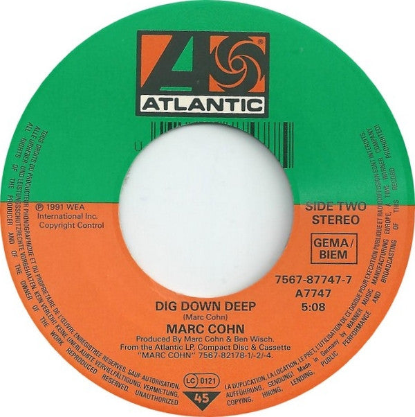 Marc Cohn : Walking In Memphis (7", Single)