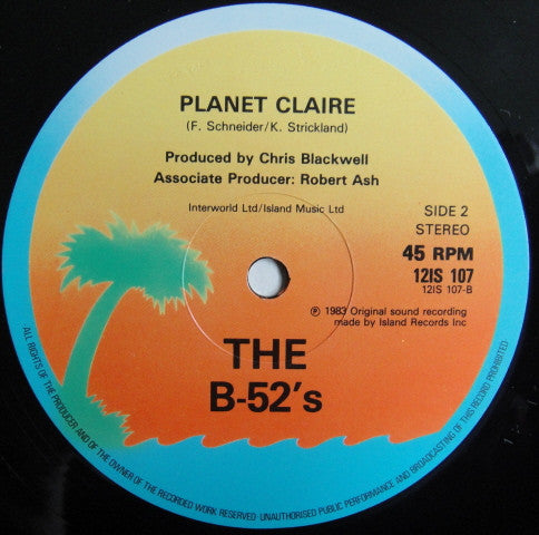 The B-52's : Future Generation (12", Single)