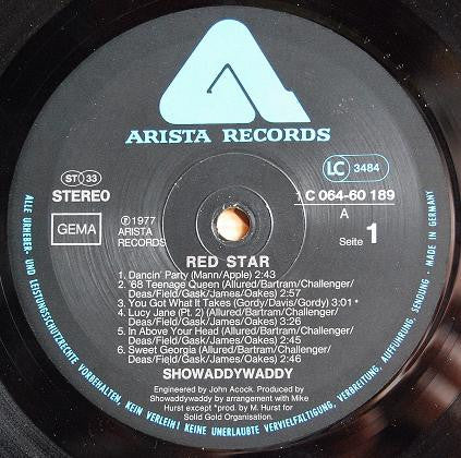 Showaddywaddy : Red Star (LP, Album)