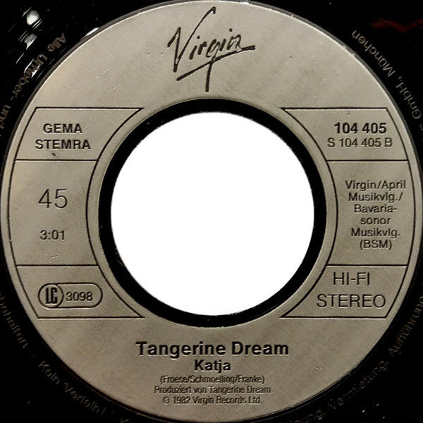 Tangerine Dream : Das Mädchen Auf Der Treppe (7", Single)