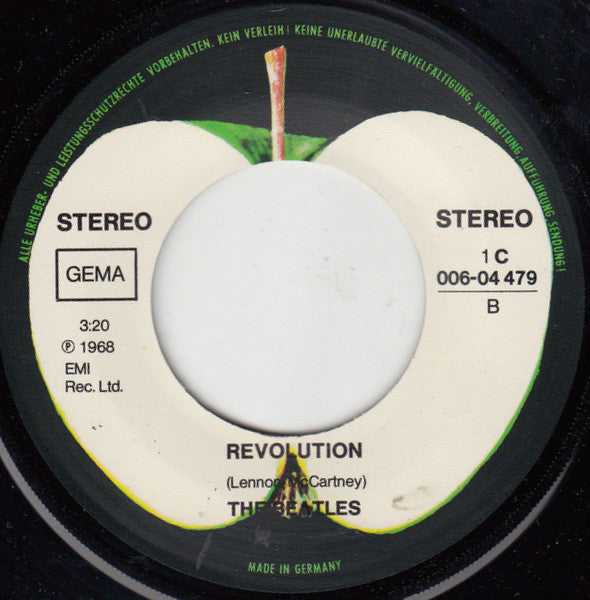 The Beatles : Hey Jude / Revolution (7", Single, RE)