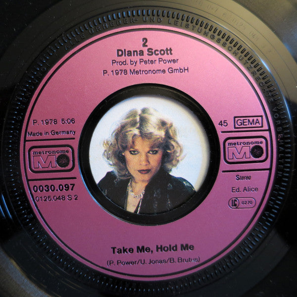 Diana Scott : Mister, Can You ... ? / Take Me, Hold Me (7")