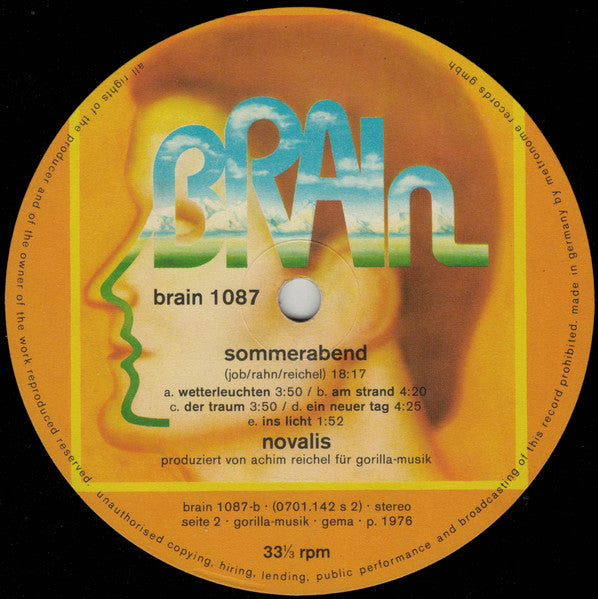 Novalis (3) : Sommerabend (LP, Album, RP)