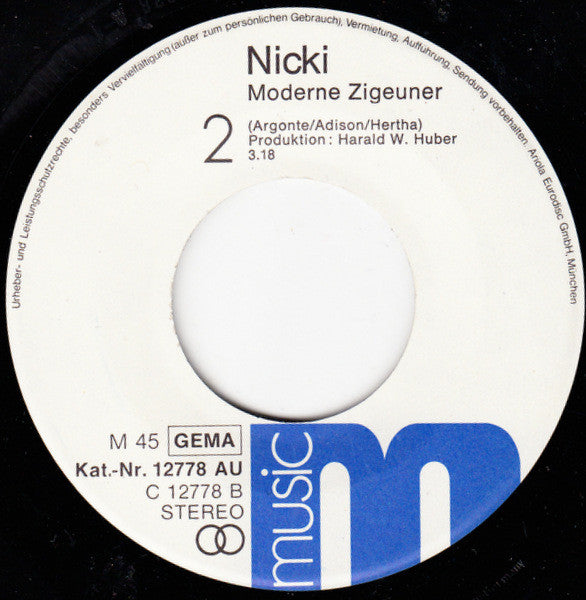 Nicki (8) : Abenteuer Am Lagerfeuer (7", Single)