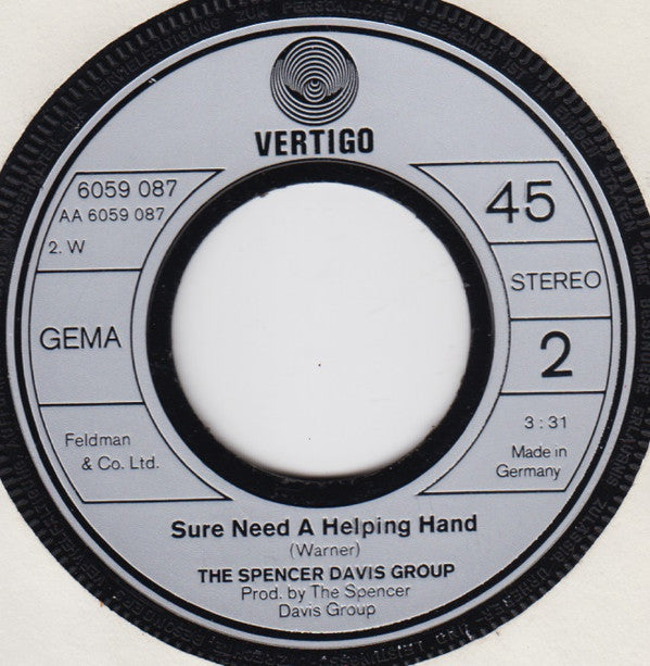 The Spencer Davis Group : Living In A Back-Street (7", Single)