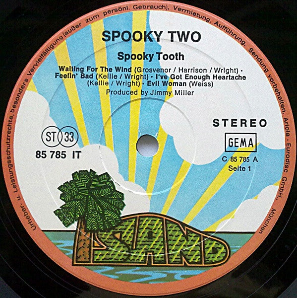 Spooky Tooth : Spooky Two (LP, Album, RE, Gat)