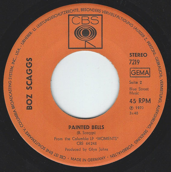 Boz Scaggs : We Were Always Sweethearts (7", Single)