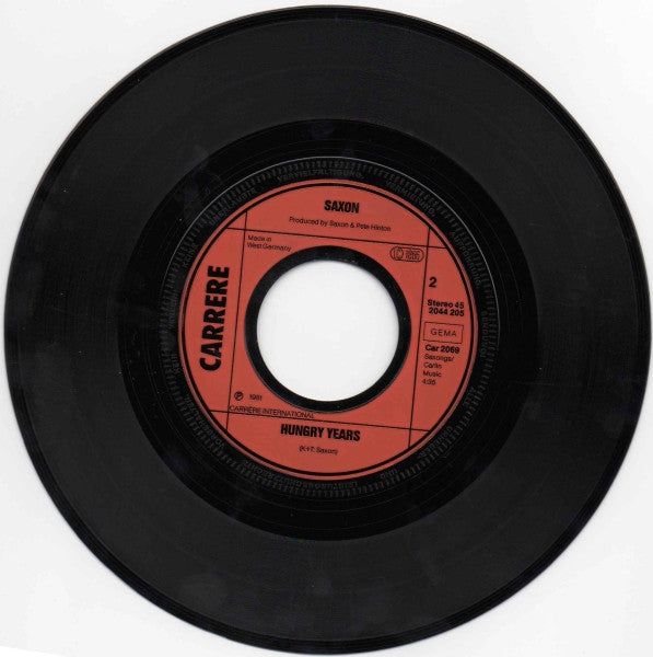 Saxon : And The Bands Played On (7", Single)