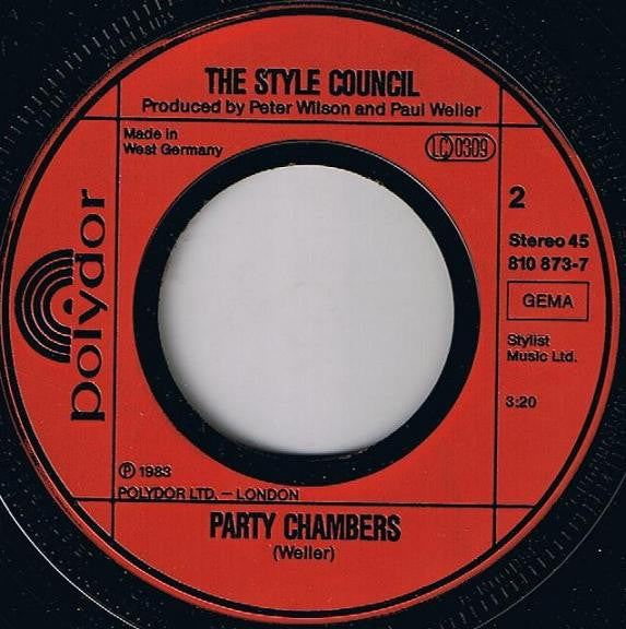 Paul Weller - The Style Council : Speak Like A Child (7", Single)