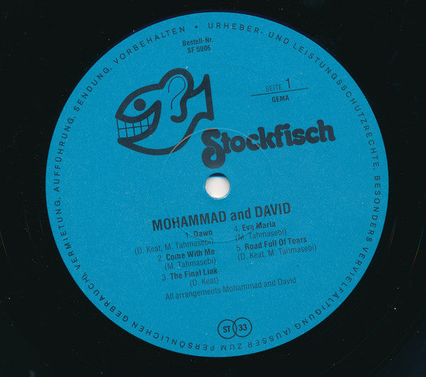 Mohammad* & David* : Persian-American Rhythm'n Blues (LP, Album)