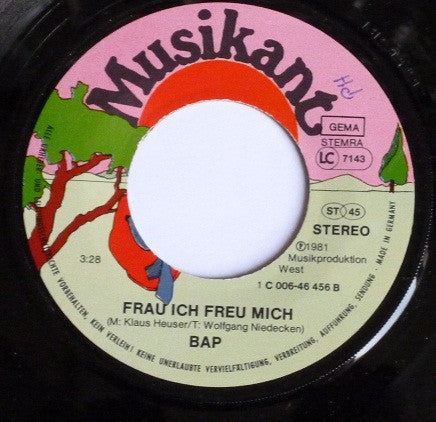 Wolfgang Niedecken's BAP* : Jupp (7", Single)