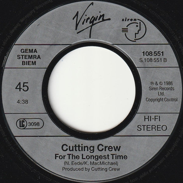 Cutting Crew : (I Just) Died In Your Arms (7", Single)