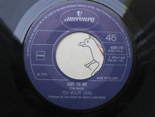 Ted Mulry Gang : Jump In My Car (7", Single)