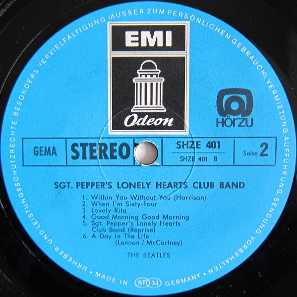 The Beatles : Sgt. Pepper's Lonely Hearts Club Band (LP, Album, RE, Fli)