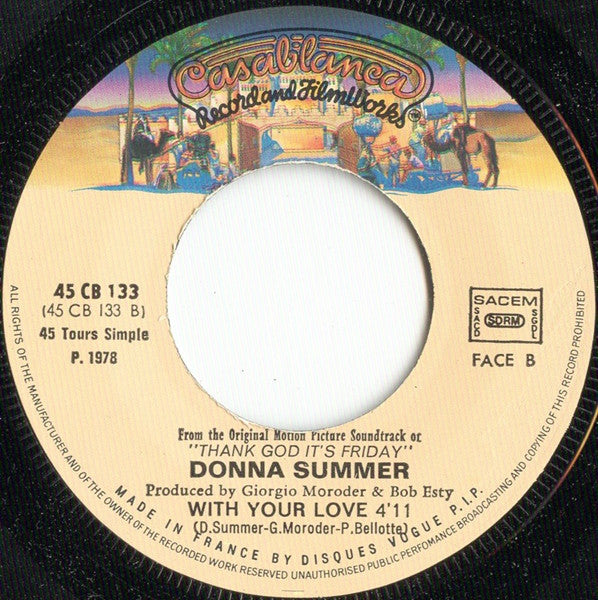 Donna Summer : Last Dance (7", Single)