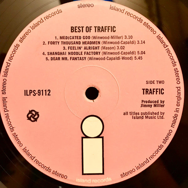 Traffic : Best Of Traffic (LP, Album, Comp, Pin)