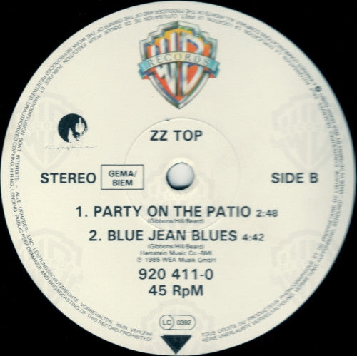 ZZ Top : Sleeping Bag (12", Single)