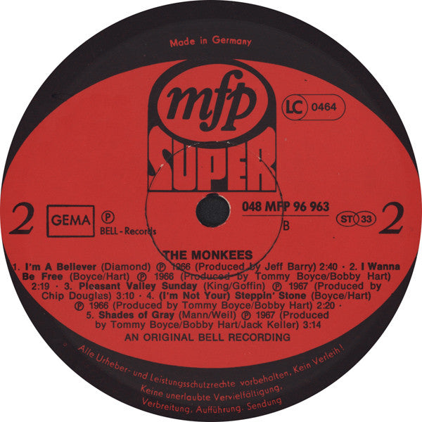 The Monkees : The Monkees (LP, Comp)