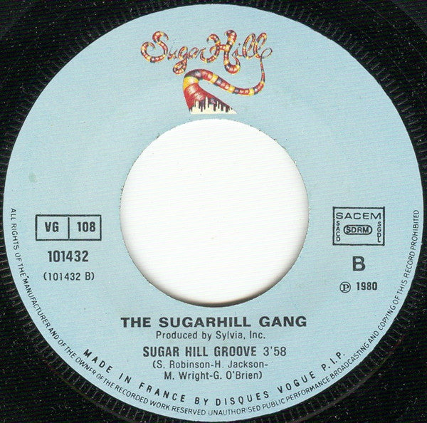 Sugarhill Gang : 8th Wonder / Sugar Hill Groove (7")