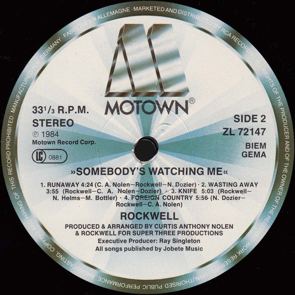 Rockwell : Somebody's Watching Me (LP, Album)