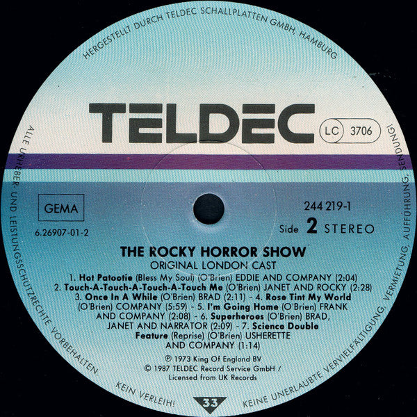 Various : The Rocky Horror Show (LP, Album)