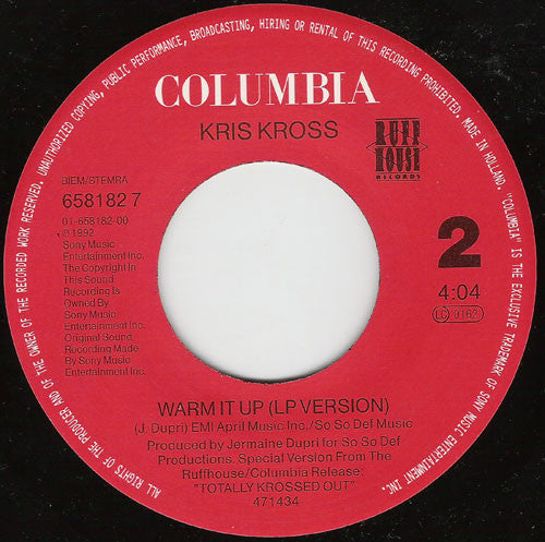 Kris Kross : Warm It Up (7", Single)