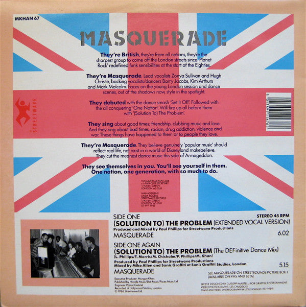 Masquerade : (Solution To) The Problem (12", Gat)