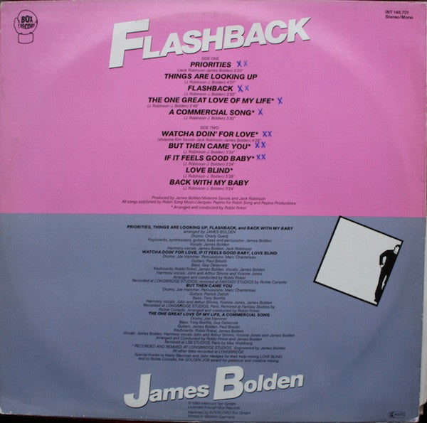 James Bolden : Flashback (LP, Album)