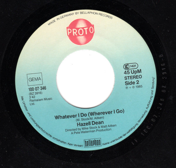 Hazell Dean : Devil In You (7", Single)