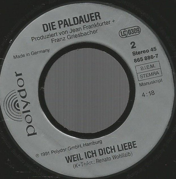 Die Paldauer : Die Nacht Der 1000 Sonnen (7", Single)