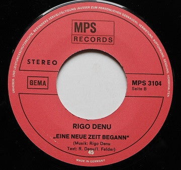 Rigo Denu : Traum Aller Menschen (7", Single)