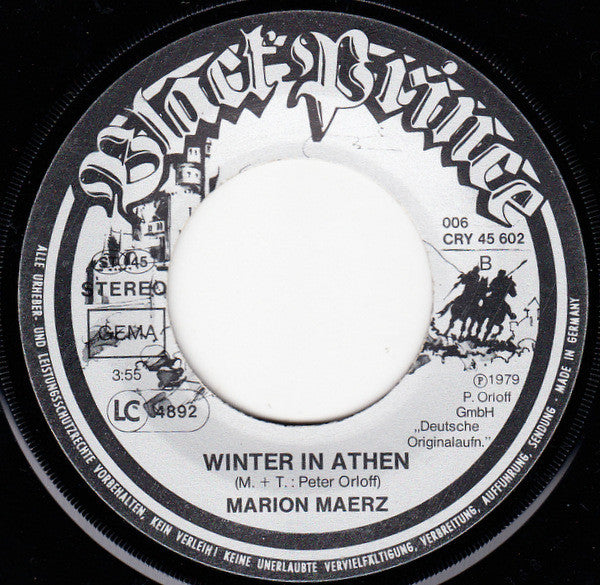 Marion Maerz : Music Box Dancer (7", Single)