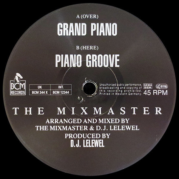 The Mixmaster : Grand Piano (12", Maxi)