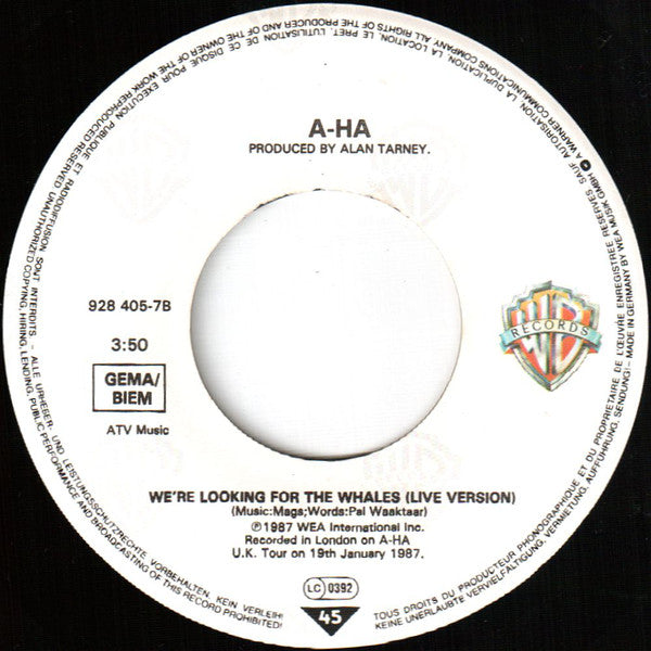 a-ha : Manhattan Skyline (7", Single)