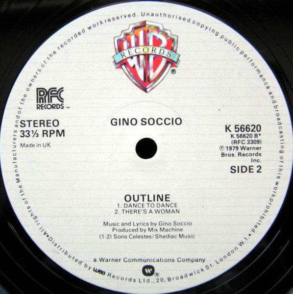 Gino Soccio : Outline (LP, Album)