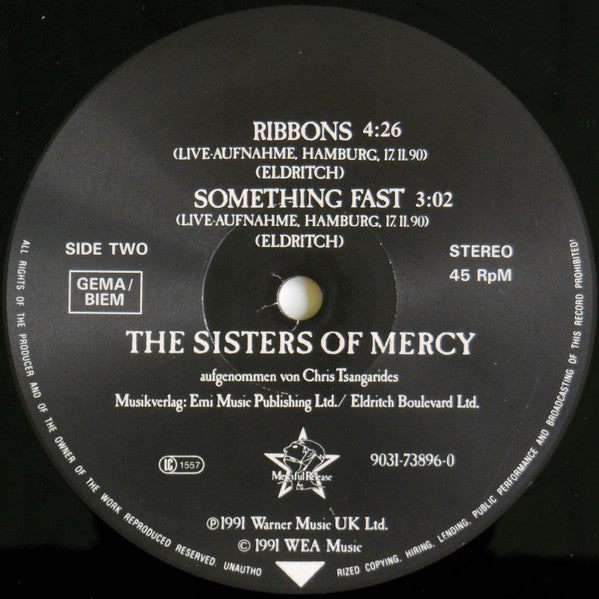 The Sisters Of Mercy : When You Don't See Me (12")
