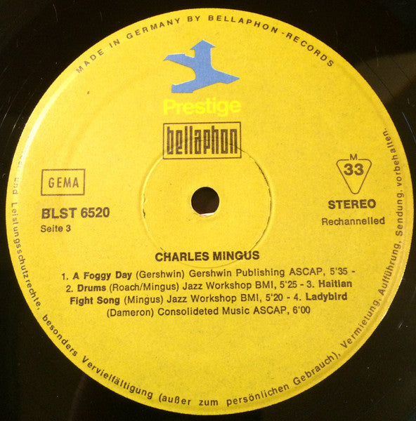 Charles Mingus : Mingus (2xLP, Comp, Rec)