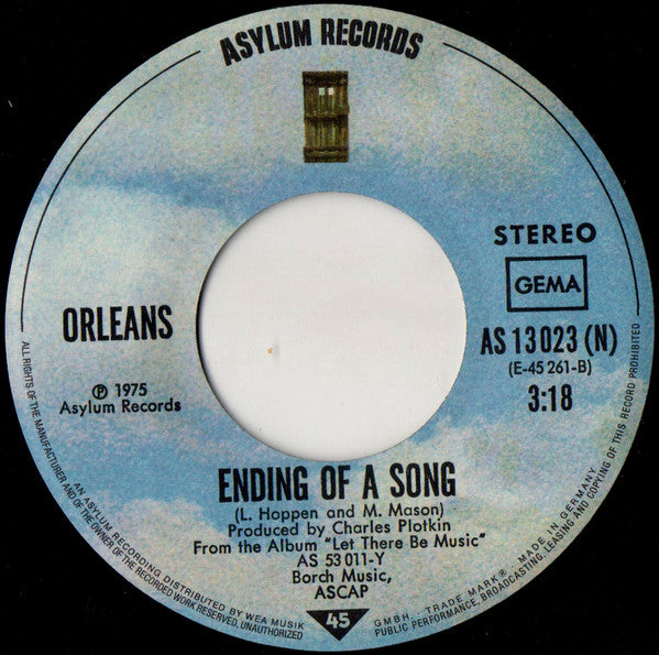 Orleans : Dance With Me (7", Single)
