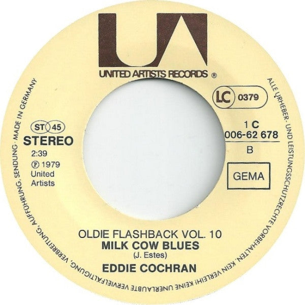 Eddie Cochran : C'mon Everybody / Milk Cow Blues (7", Single)